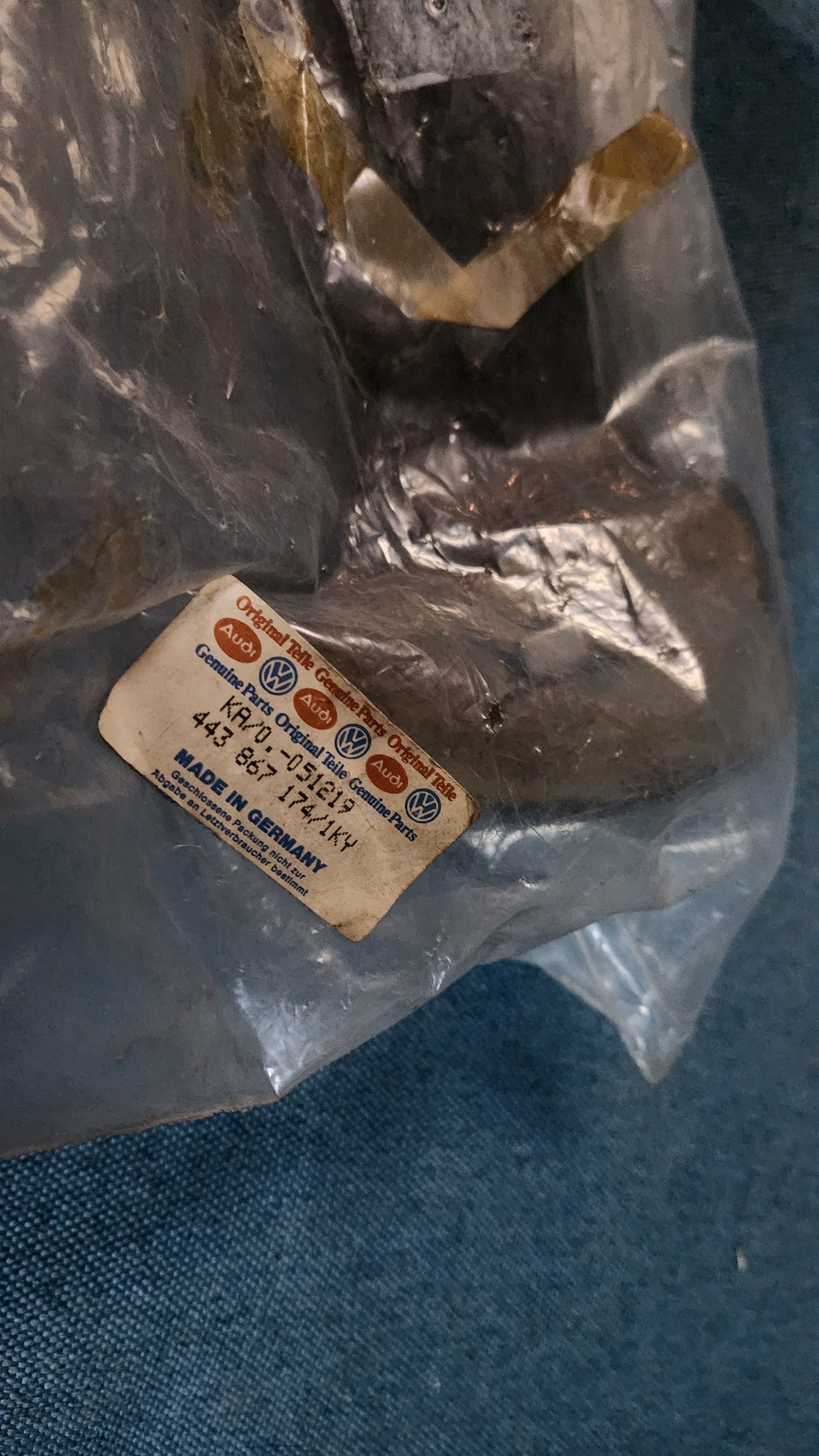 Audi 100 200 Type 44 C3 Interior Door Handle 443867174 Nos B2