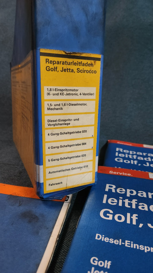 Golf 1 Jetta 1 Scirocco 1/2 Reparaturleitfaden Werkstattbuch