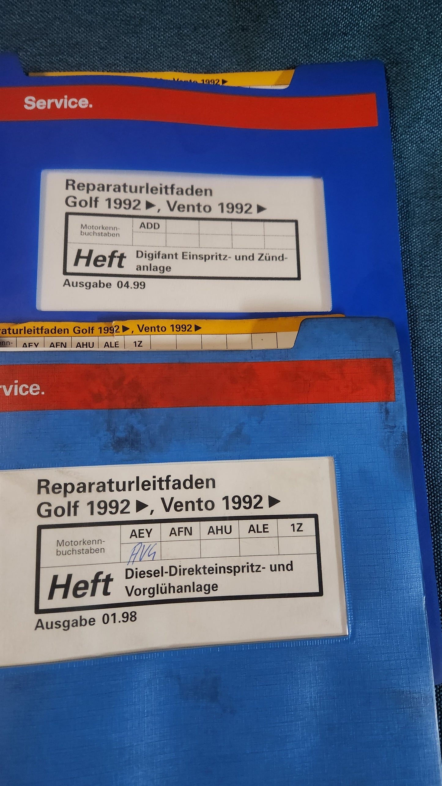 Golf 3/Vento Repair Manual Workshop Manual
