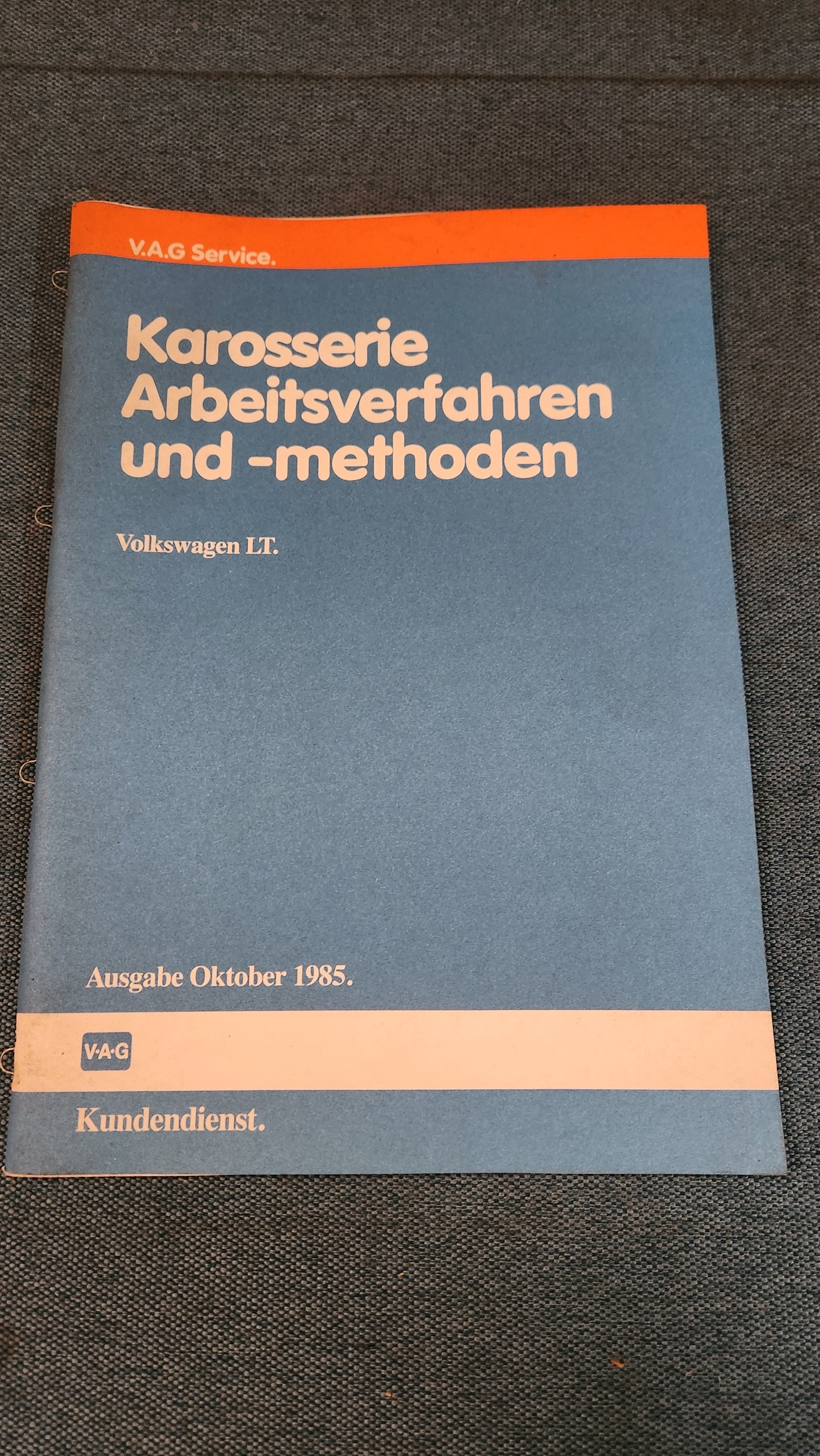 LT 1 Karosserie Arbeitsverfahren und -methoden Reparaturleitfaden Werkstattbuch