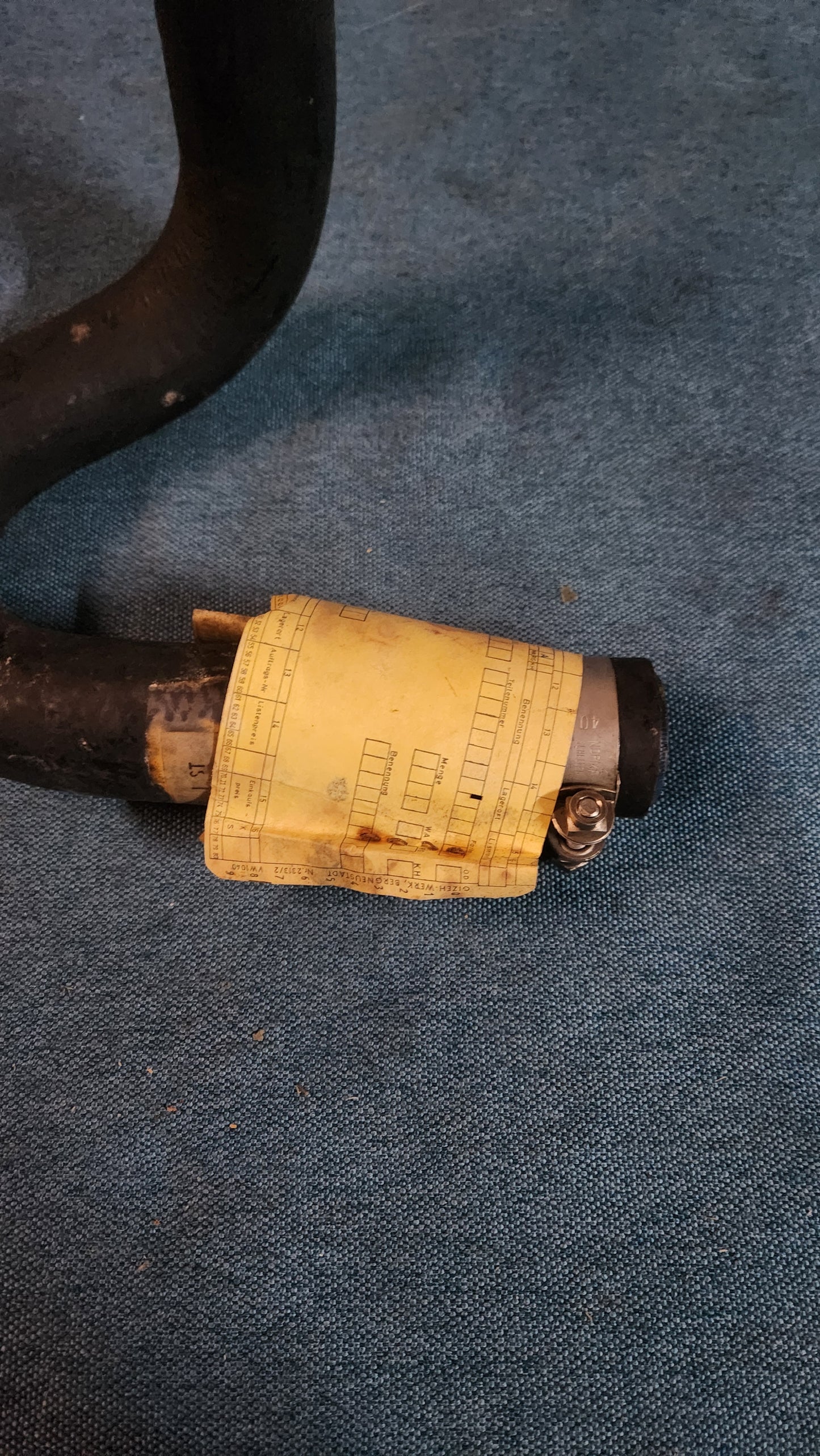 Porsche 911 Saugschlauch Öl Kühler Ölleitung 91120731801 Nos E6