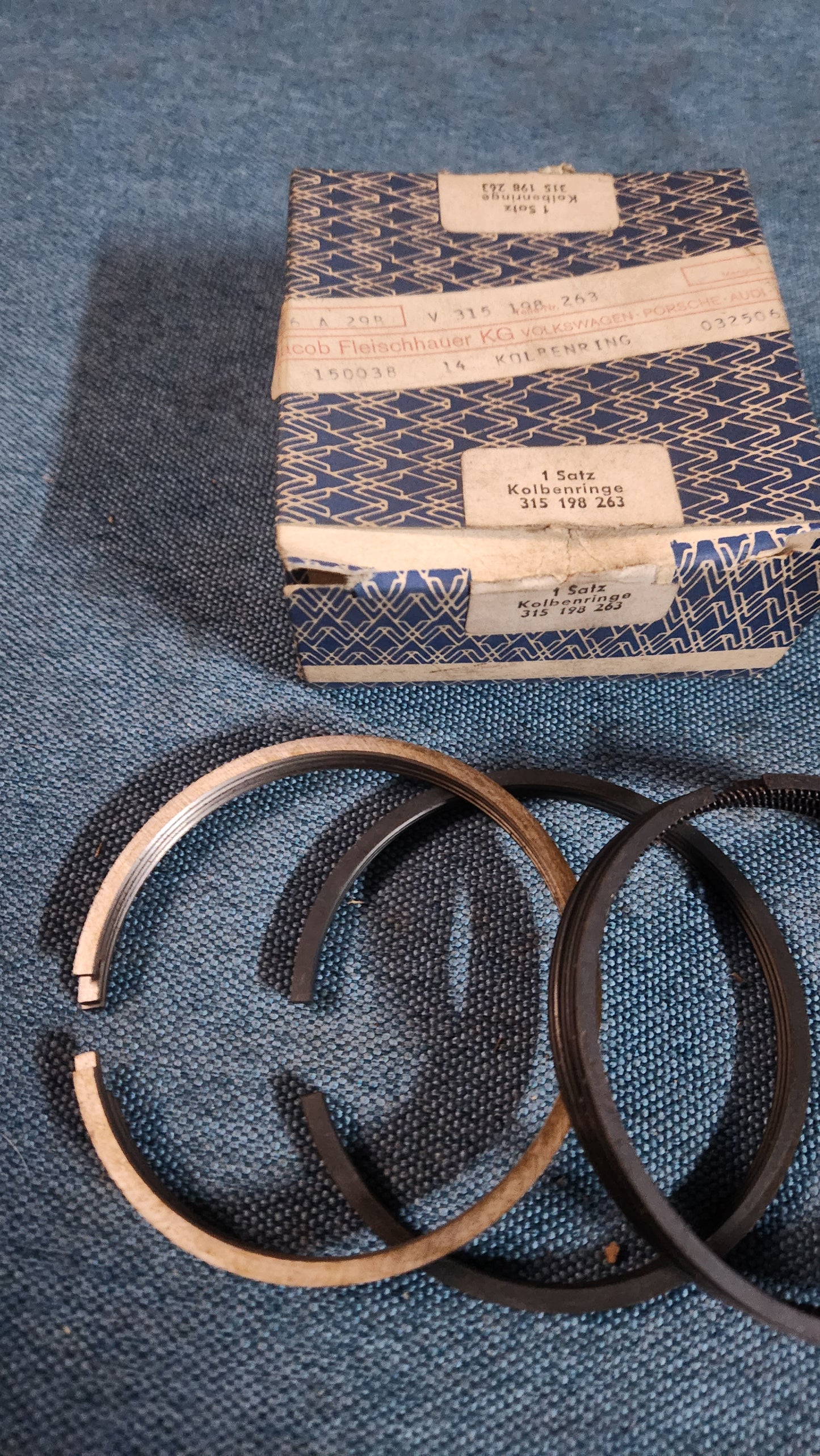 Kolbenringe Typ 1 Typ 3 Käfer T1 315198263 Nos E4
