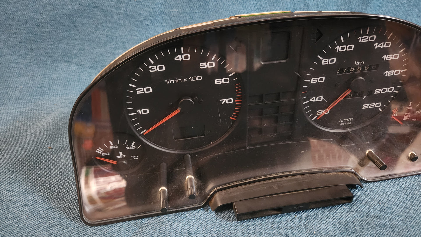 Audi 80 Cabrio B4 Typ 89 Tacho 893919059A Gebraucht E3