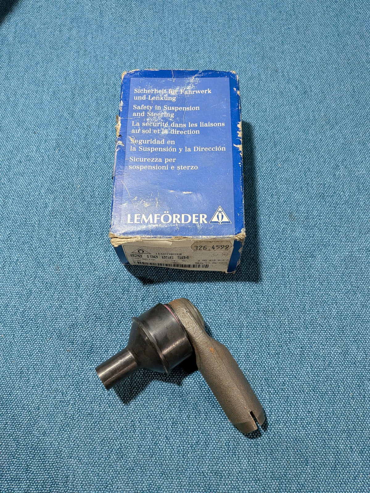 Lemförder Tie rod end Audi 100/200/C1/C2/C3/C4 4A0419812A NOS/New C9