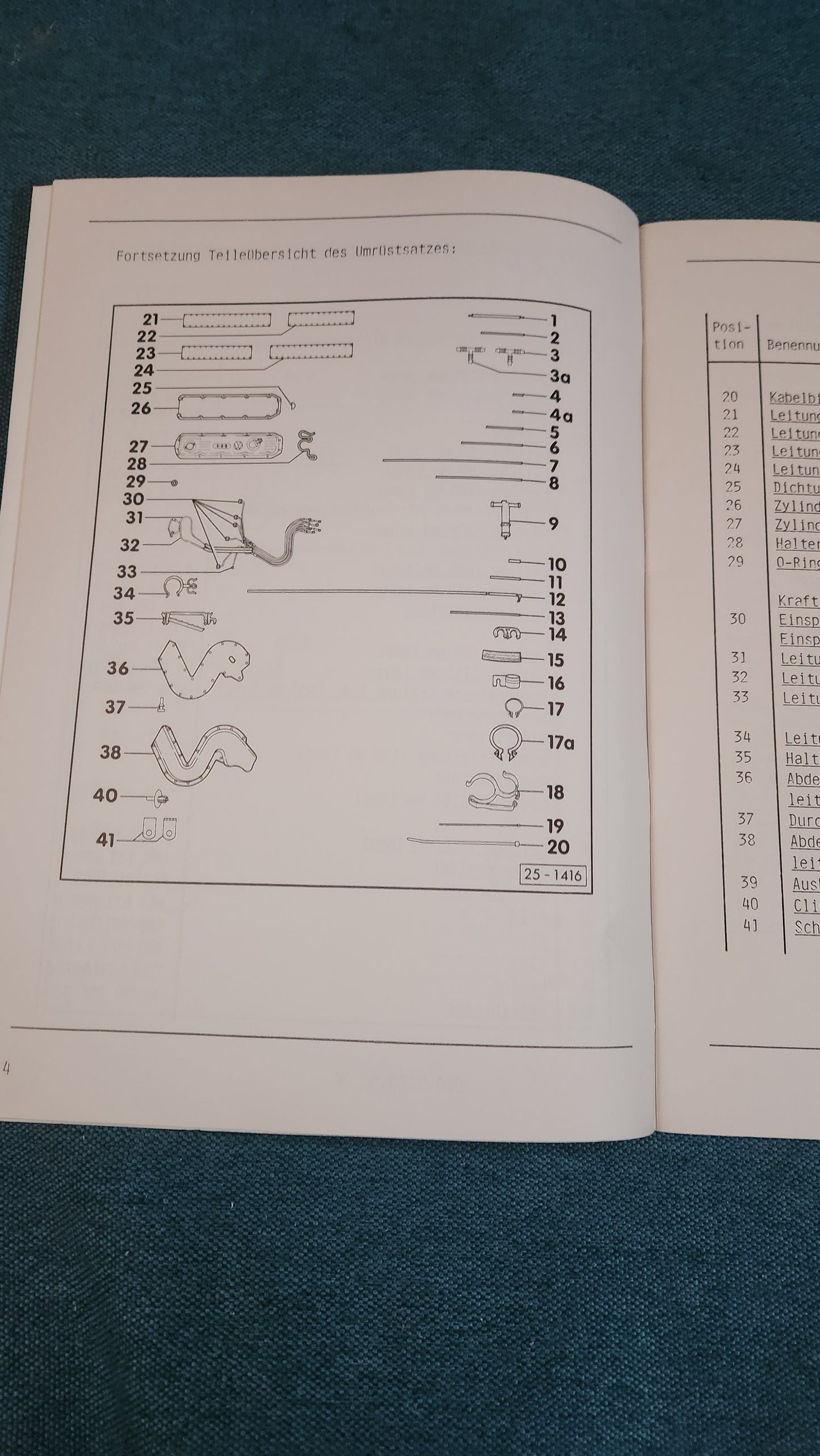 Audi 200 C3 conversion instructions for 5-cylinder injection engines KH repair manual workshop manual