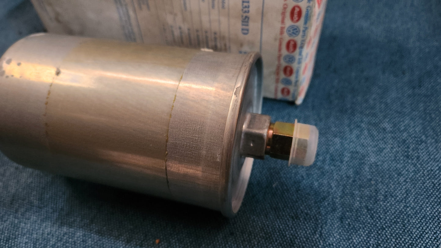 Kraftstofffilter Benzinfilter Golf 1/2/Jetta1/2/Corrado/Passat B2/B3/Scirocco2/Audi80/B3/B4/100/C3/C4 811133511D Nos H9