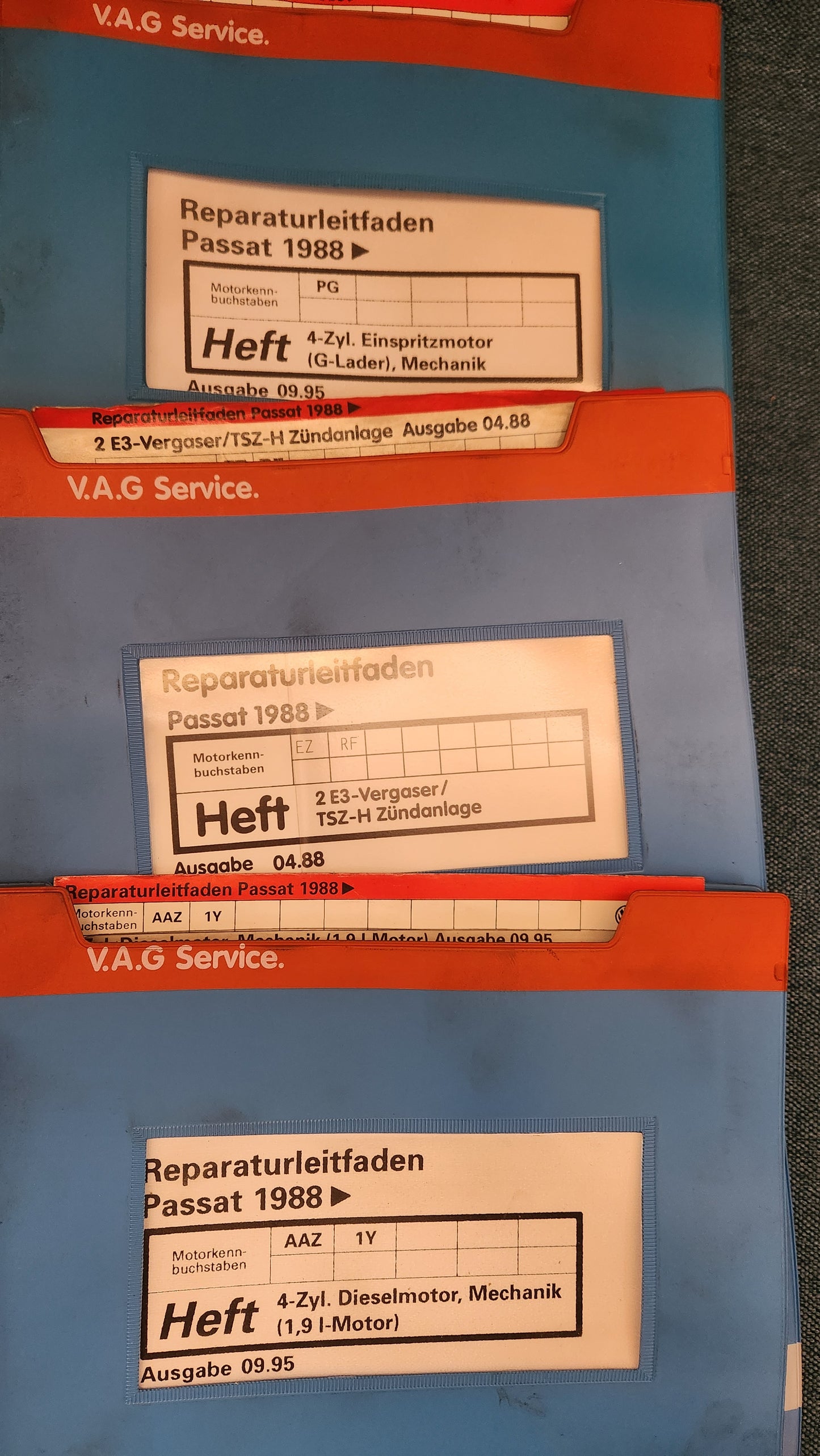 Passat B3 35I Reparaturleitfaden Werkstattbuch Z1