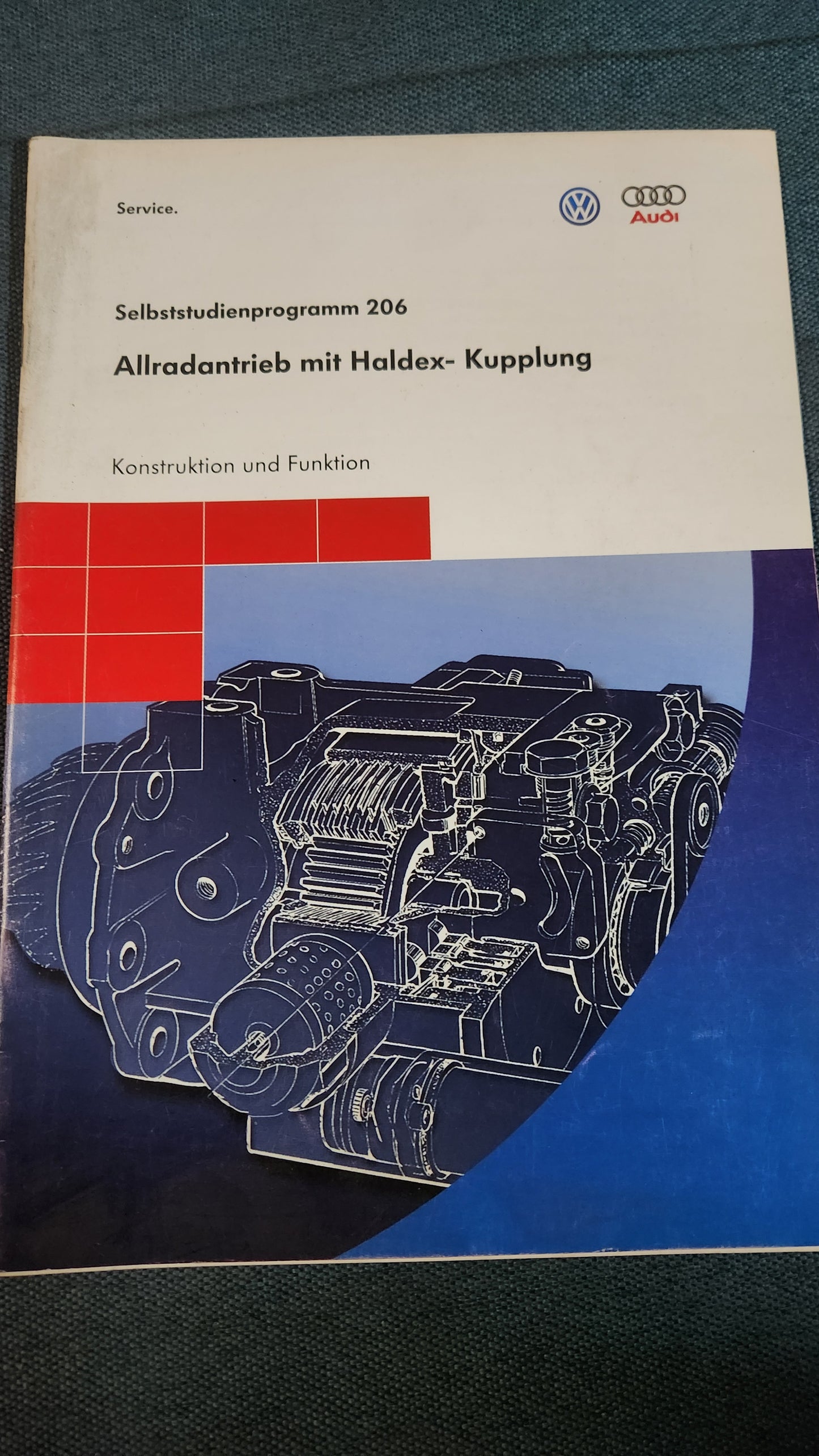 All-wheel drive with Haldex coupling Self-study program No. 206 Repair manual Workshop manual