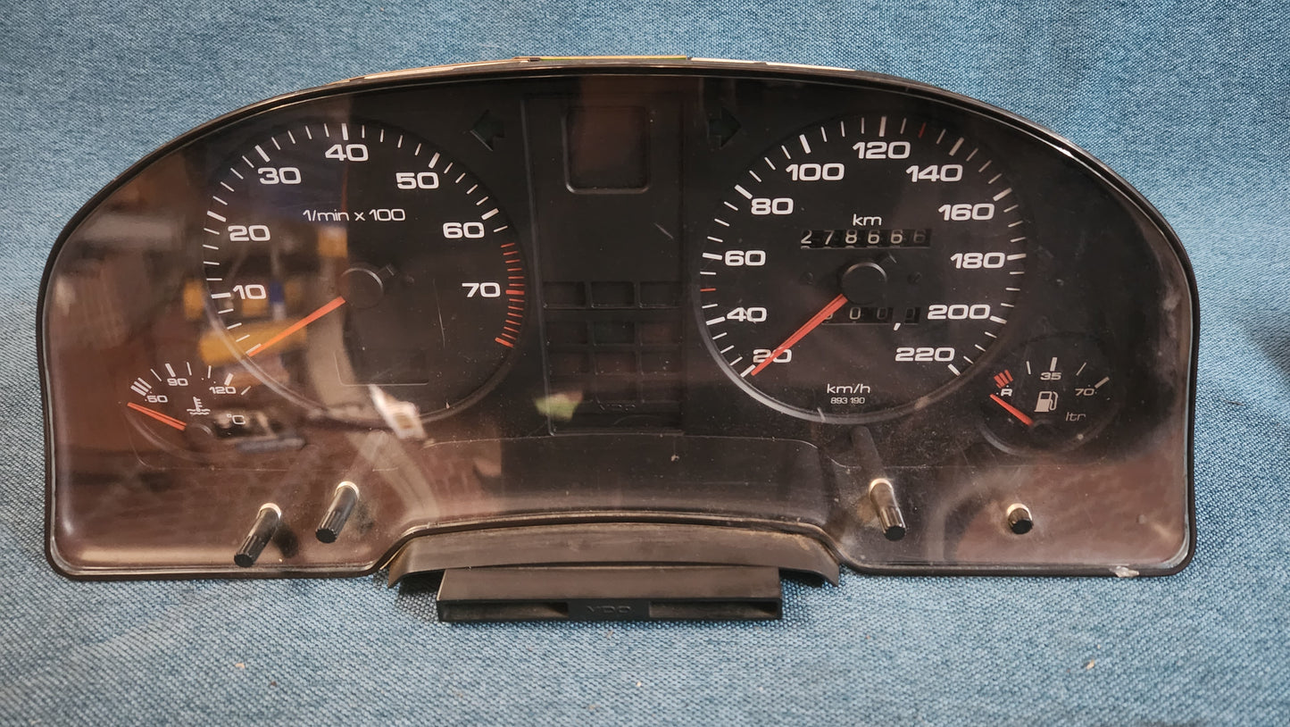 Audi 80 Cabrio B4 Typ 89 Tacho 893919059A Gebraucht E3