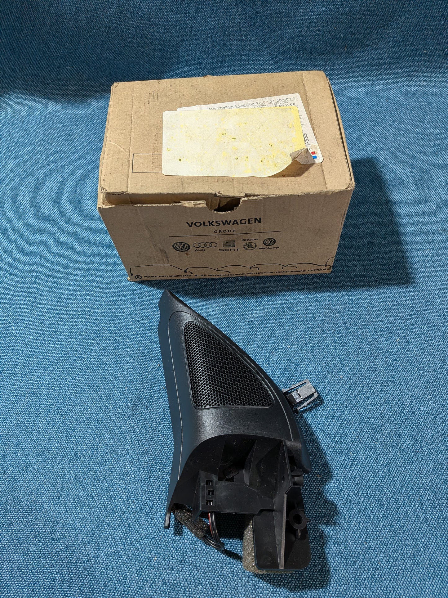 Tweeter Speaker Front Door Left Golf 6 1K9837973C NOS F10