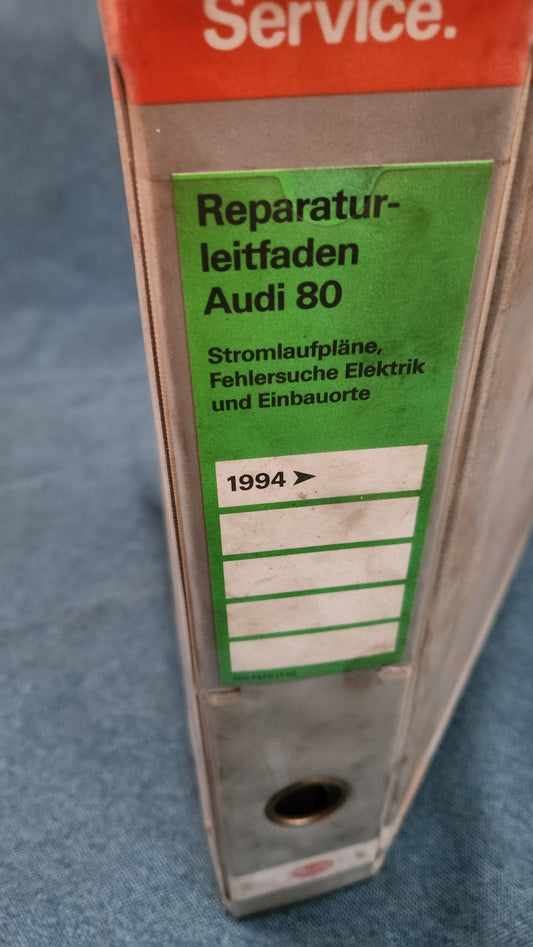 Audi 80 B4 Stromlaufpläne Reparaturleitfaden Werkstattbuch Z2