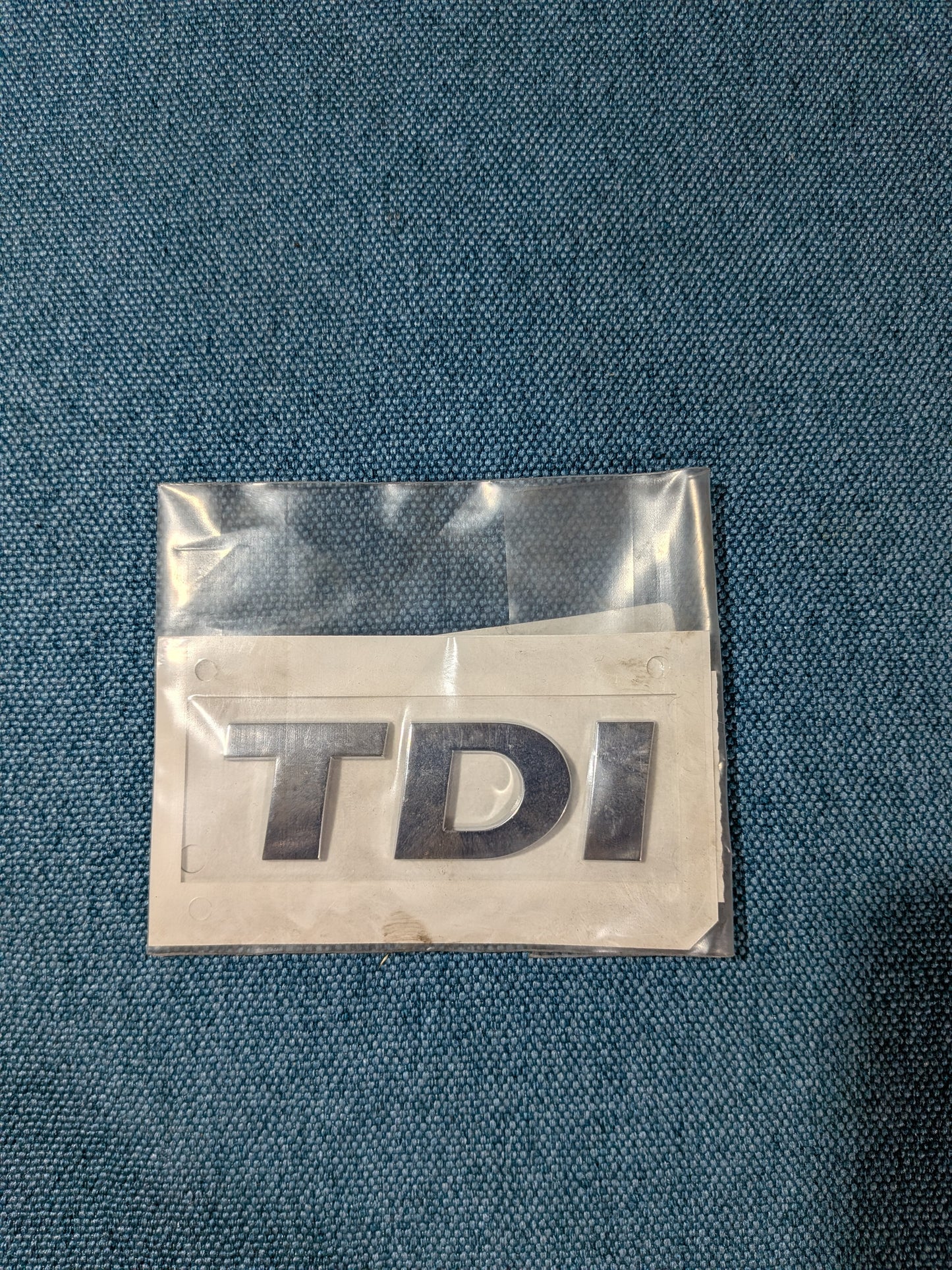 Emblem Heckklappe TDI Chrom Golf 6 5K0853675P739 NOS A12
