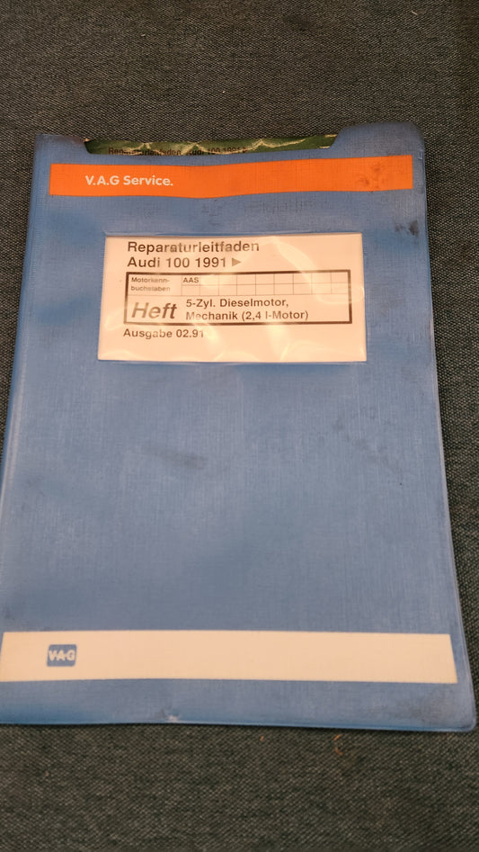 Audi 100 C4 AAS Motor Reparaturleitfaden Werkstattbuch