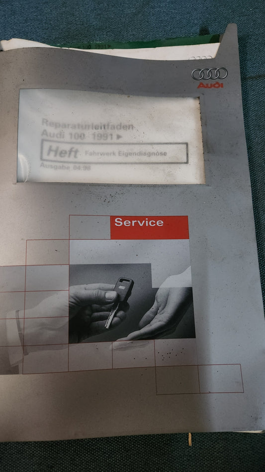 Audi 100 C4 Fahrwerk Eigendiagnose Reparaturleitfaden Werkstattbuch