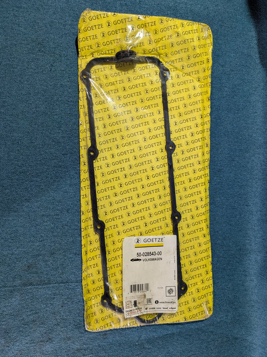 Valve Cover Gasket Goetze 5002854300 Caddy/14D/2 9KV/Golf/Jetta/1/2/3/4/Vento/Iltis/Passat/B1/B2/B3/B4/Scirocco/1/2/Polo 6N/T3/T4 Bus/Audi 80/90/B1/B2/B3/B4/100/200/C3/C4/A6 C4 026103483G NOS/New F10