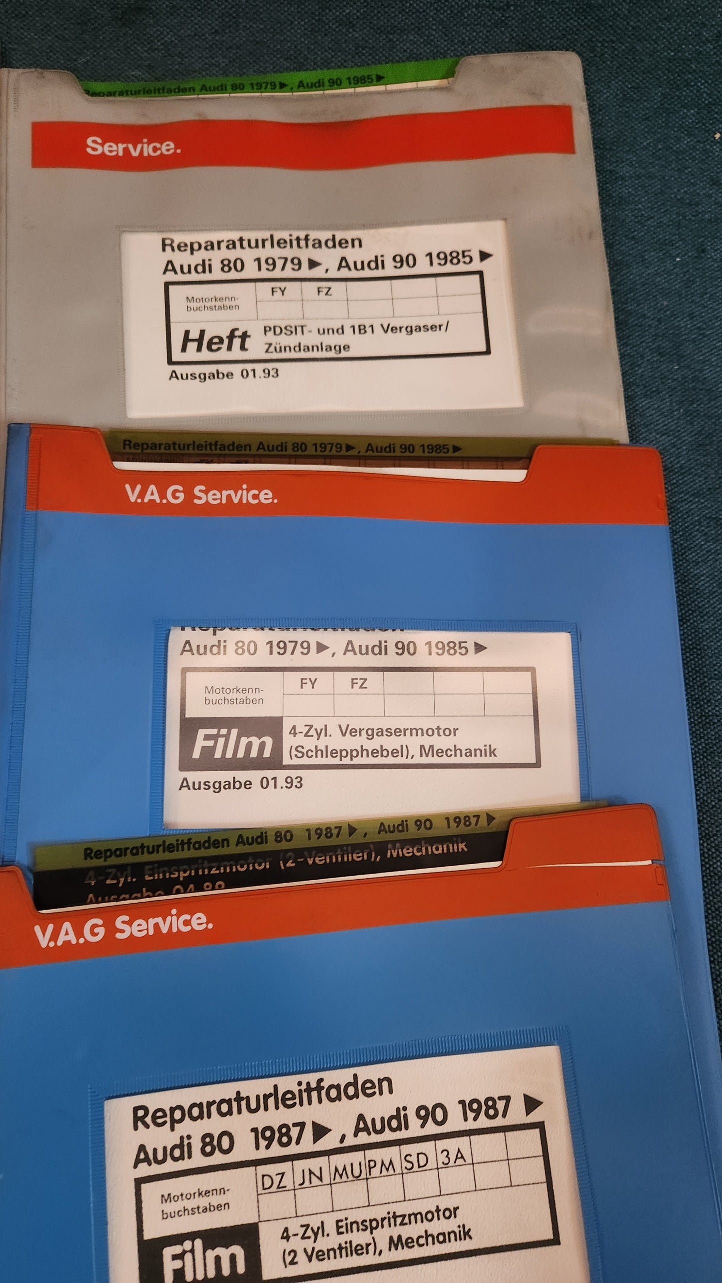 Audi 80/90 B2 Type 81/85 Repair Manual Workshop Manual