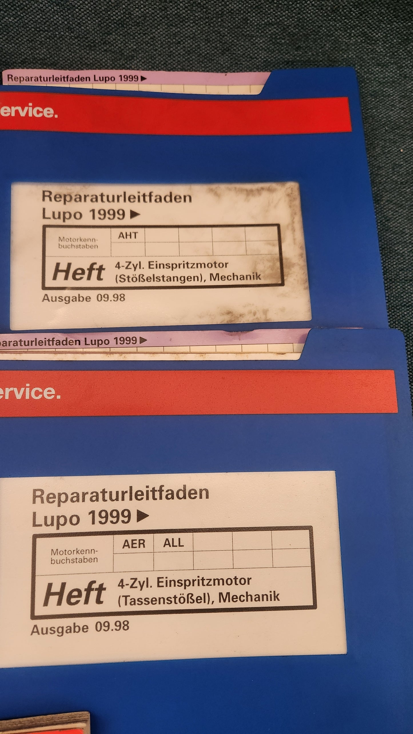Lupo Reparaturleitfaden Werkstattbuch