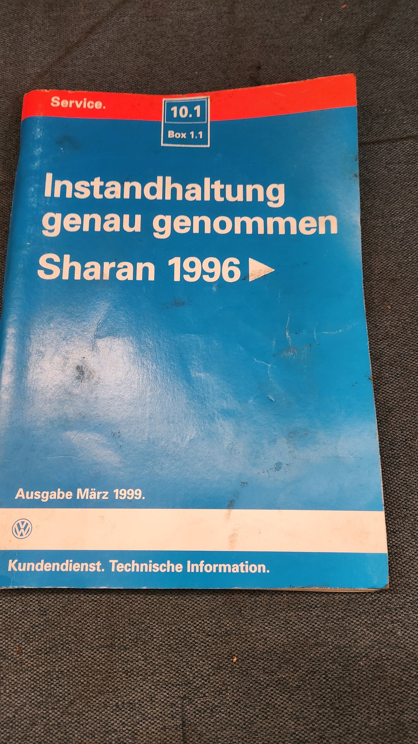 Sharan Instandhaltung genau genommen Reparaturleitfaden Werkstattbuch