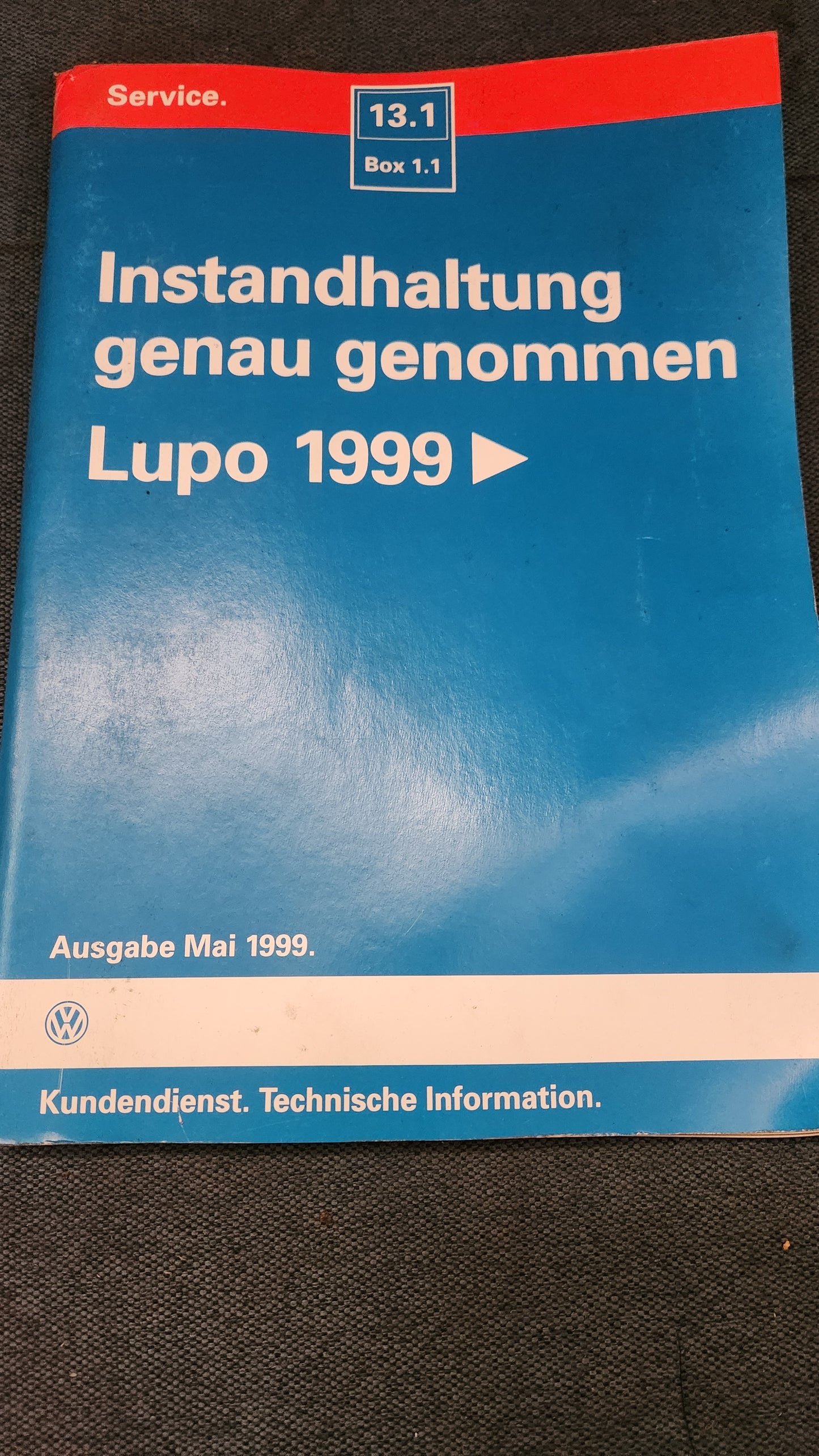 Lupo Instandhaltung genau genommen Reparaturleitfaden Werkstattbuch