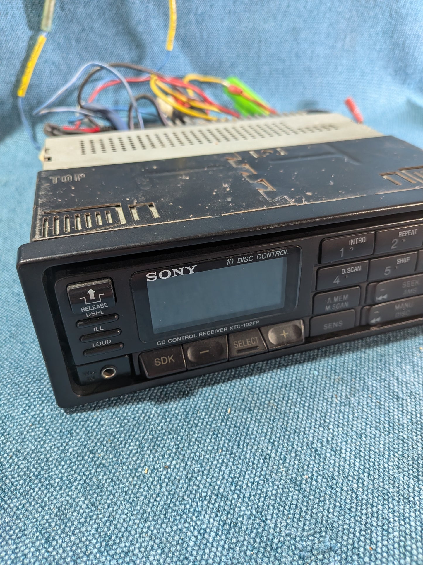 Radio Sony XTC-102FP Disc Control Used E11