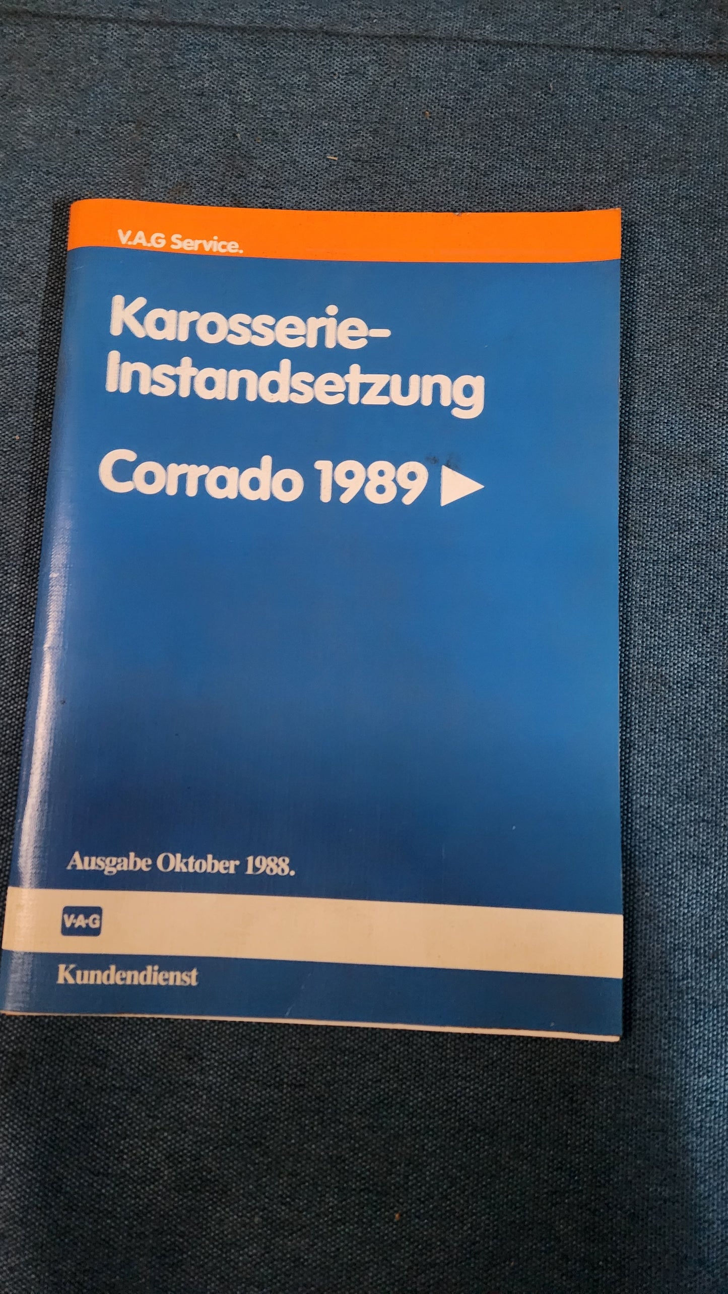 Bodywork Repair Corrado 1989 Repair Manual Workshop Book