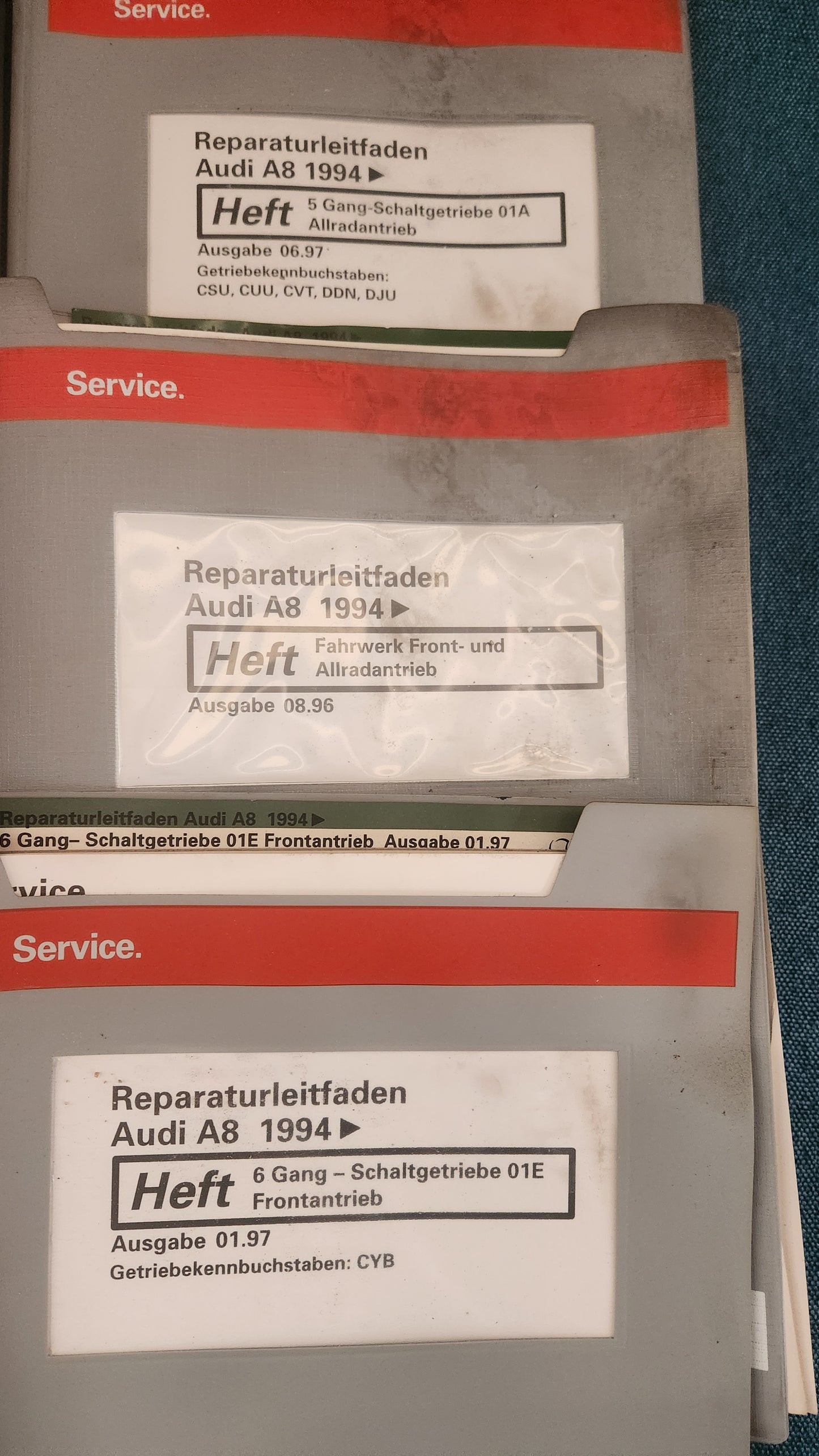 Audi A8 4D D2 Reparaturleitfaden Werkstattbuch