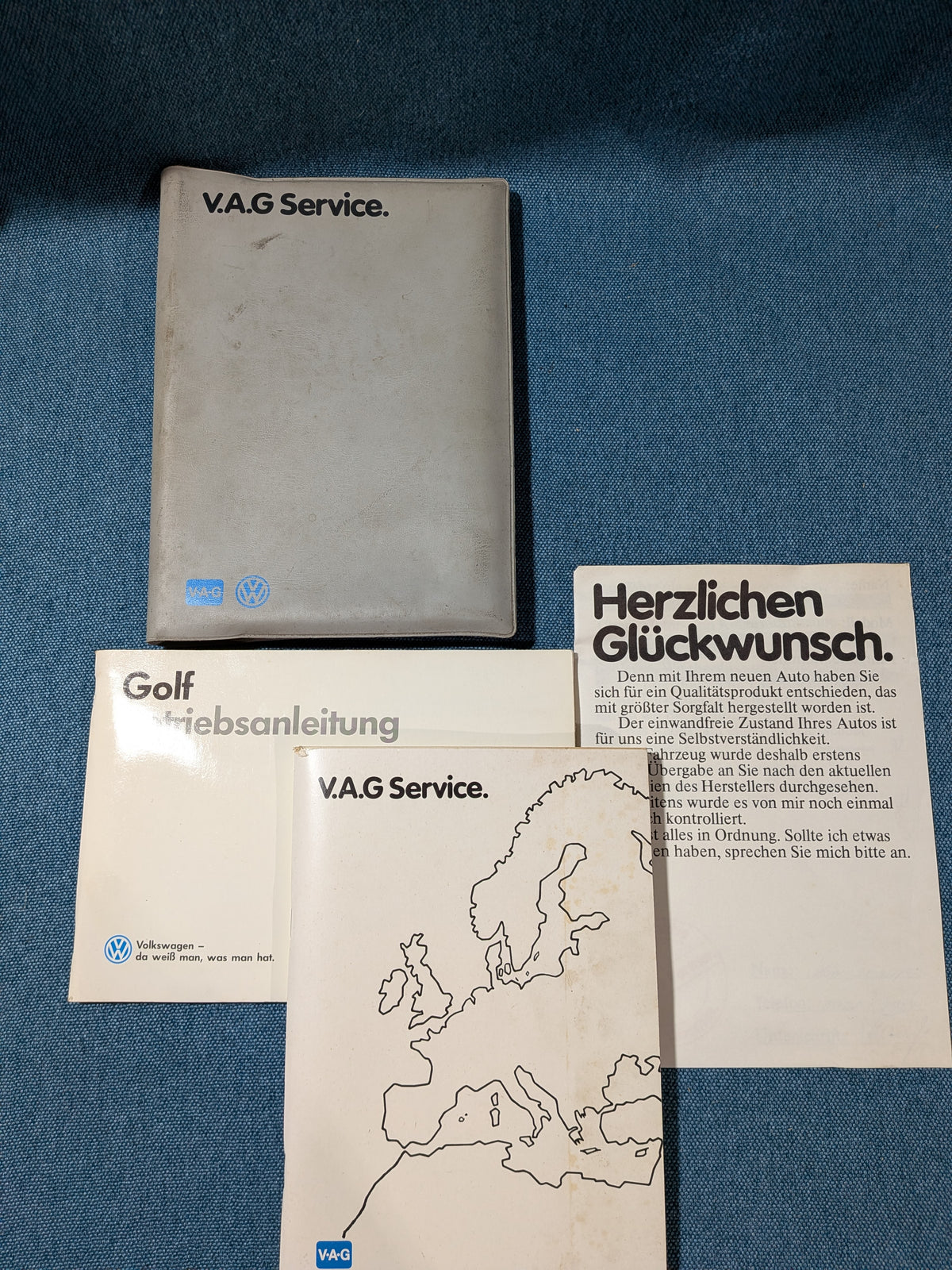 Golf 2 Owner's Manual Operating Instructions Service Booklet Car Wallet