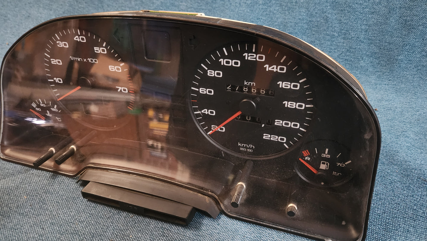 Audi 80 Cabrio B4 Typ 89 Tacho 893919059A Gebraucht E3