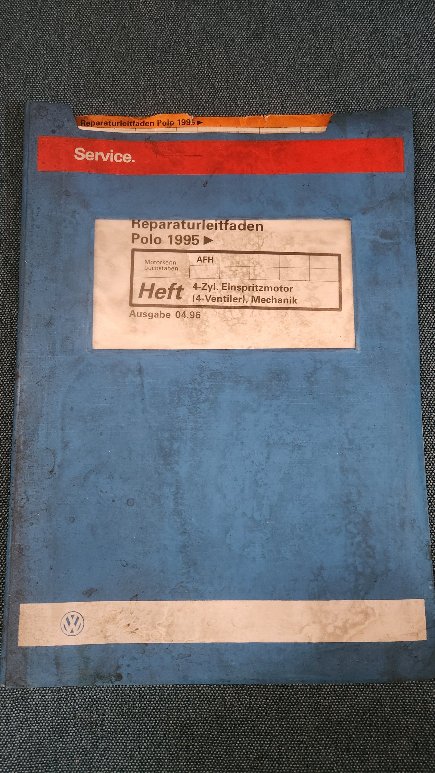 Polo 6N AFH Engine Repair Manual Workshop Manual