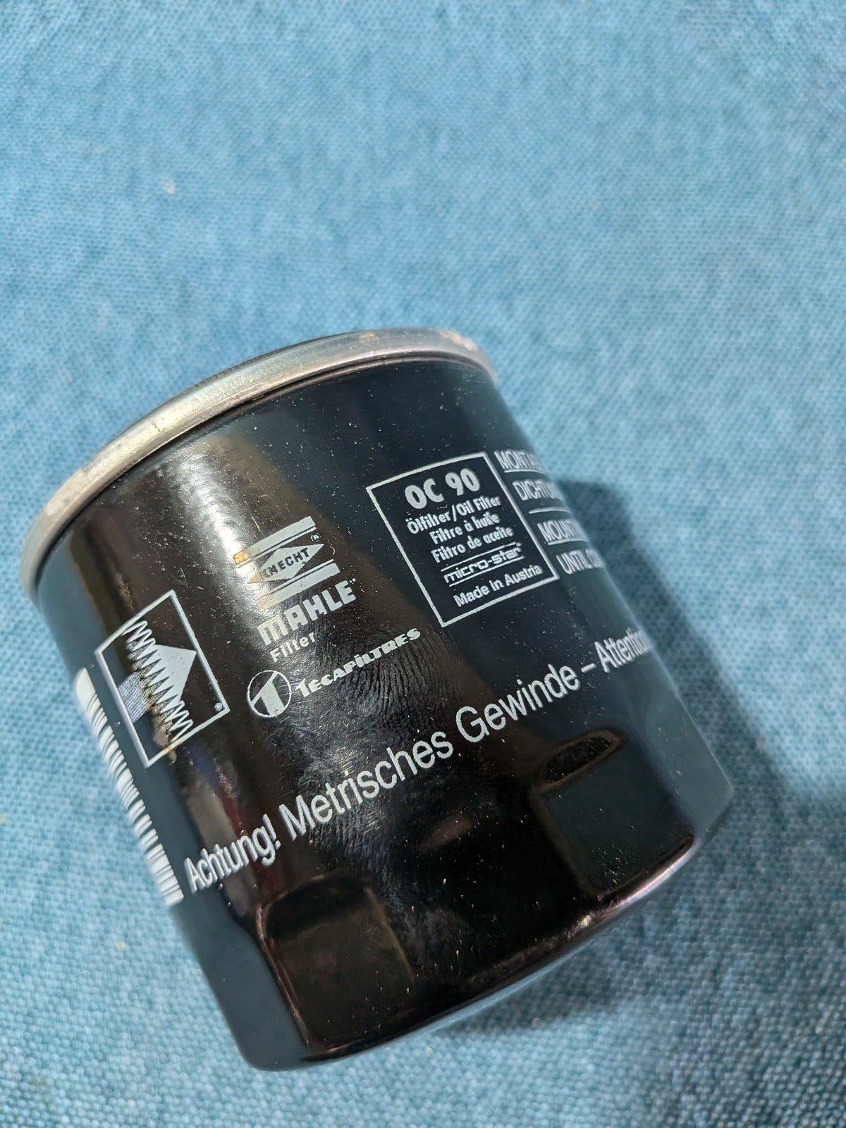 Oil Filter Mahle OC90 Opel/Ascona C/Astra/F/G/H/Calibra A/Combo/Corsa/A/B/Kadett/D/E/Manta B/Omega B/Rekord E/Vectra/A/B/C/Zafira A 0650401 NOS/New A26