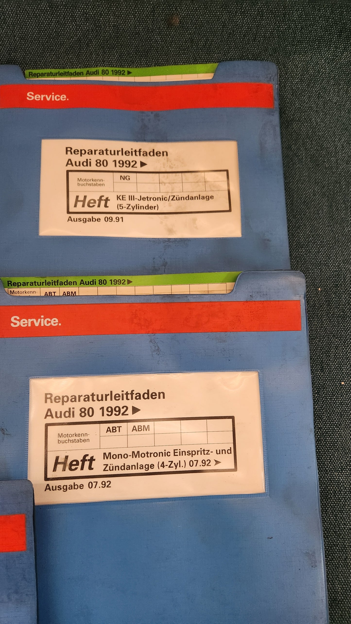 Audi 80 B4 Reparaturleitfaden Werkstattbuch