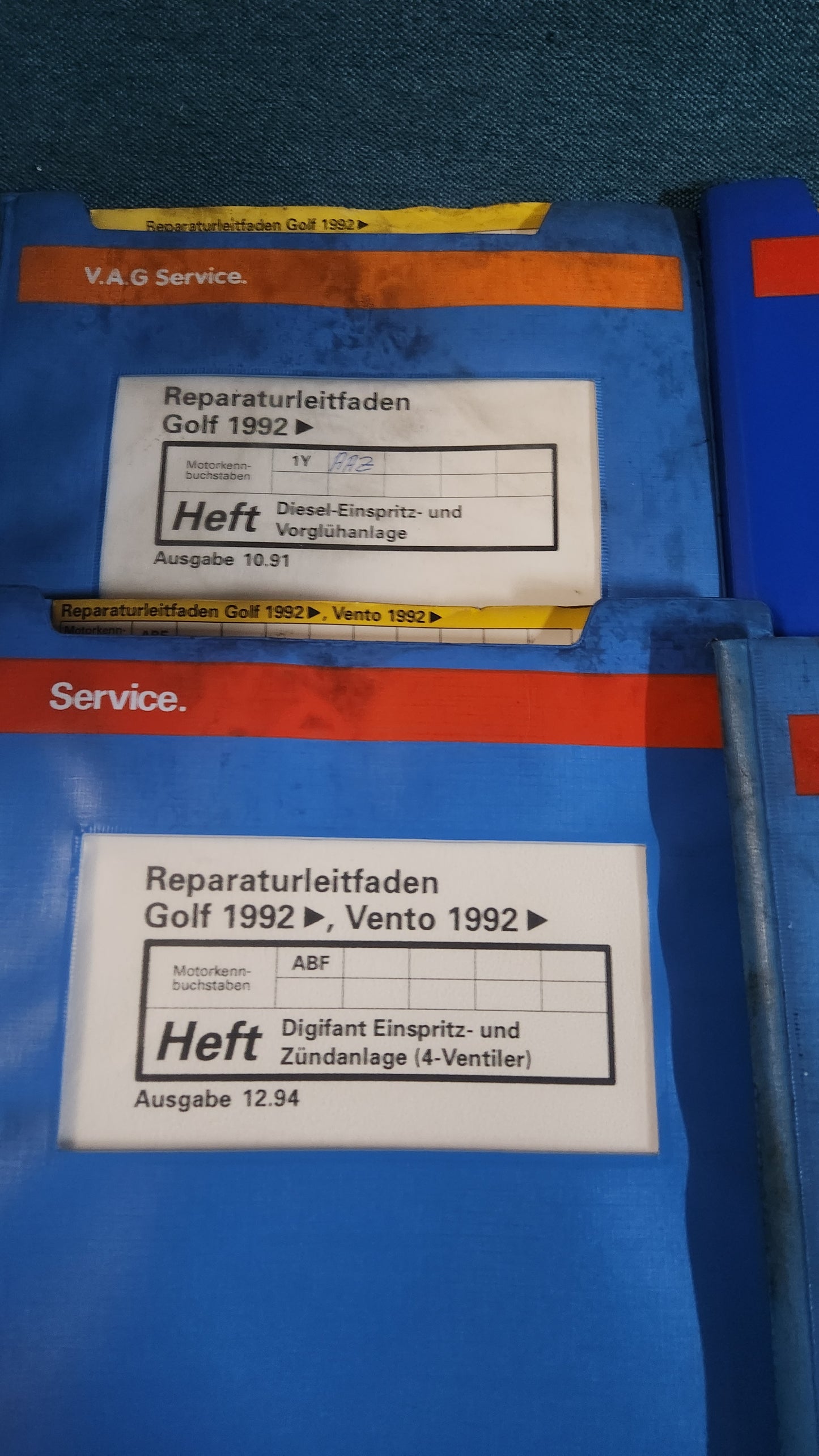 Golf 3/Vento Repair Manual Workshop Manual