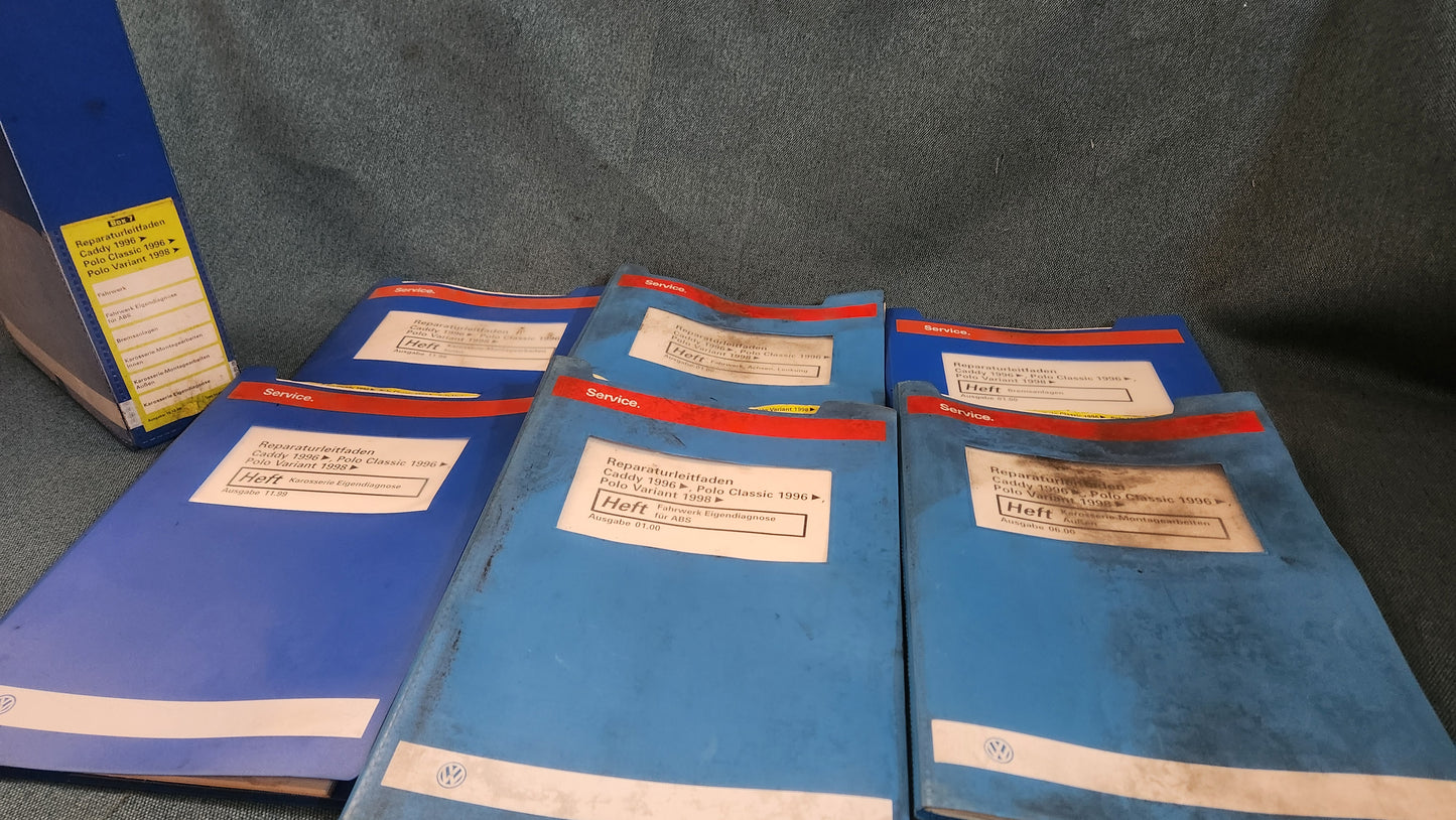 Polo 6n Typ 3 Caddy 9KV Reparaturleitfaden Werkstattbuch