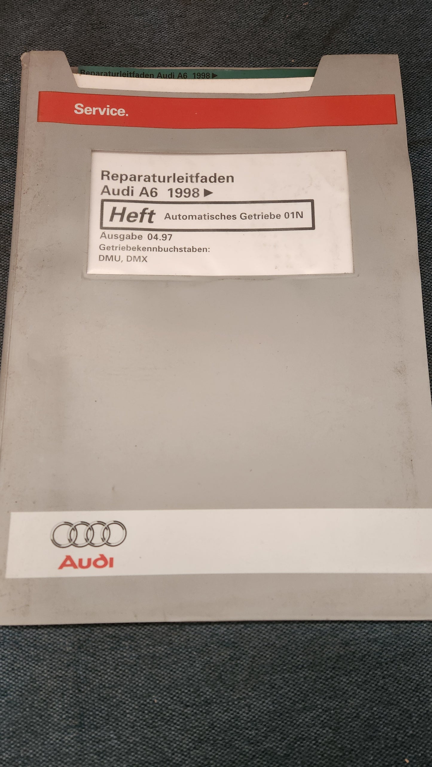 Audi A6 C5 Automatisches Getriebe 01N Reparaturleitfaden Werkstattbuch