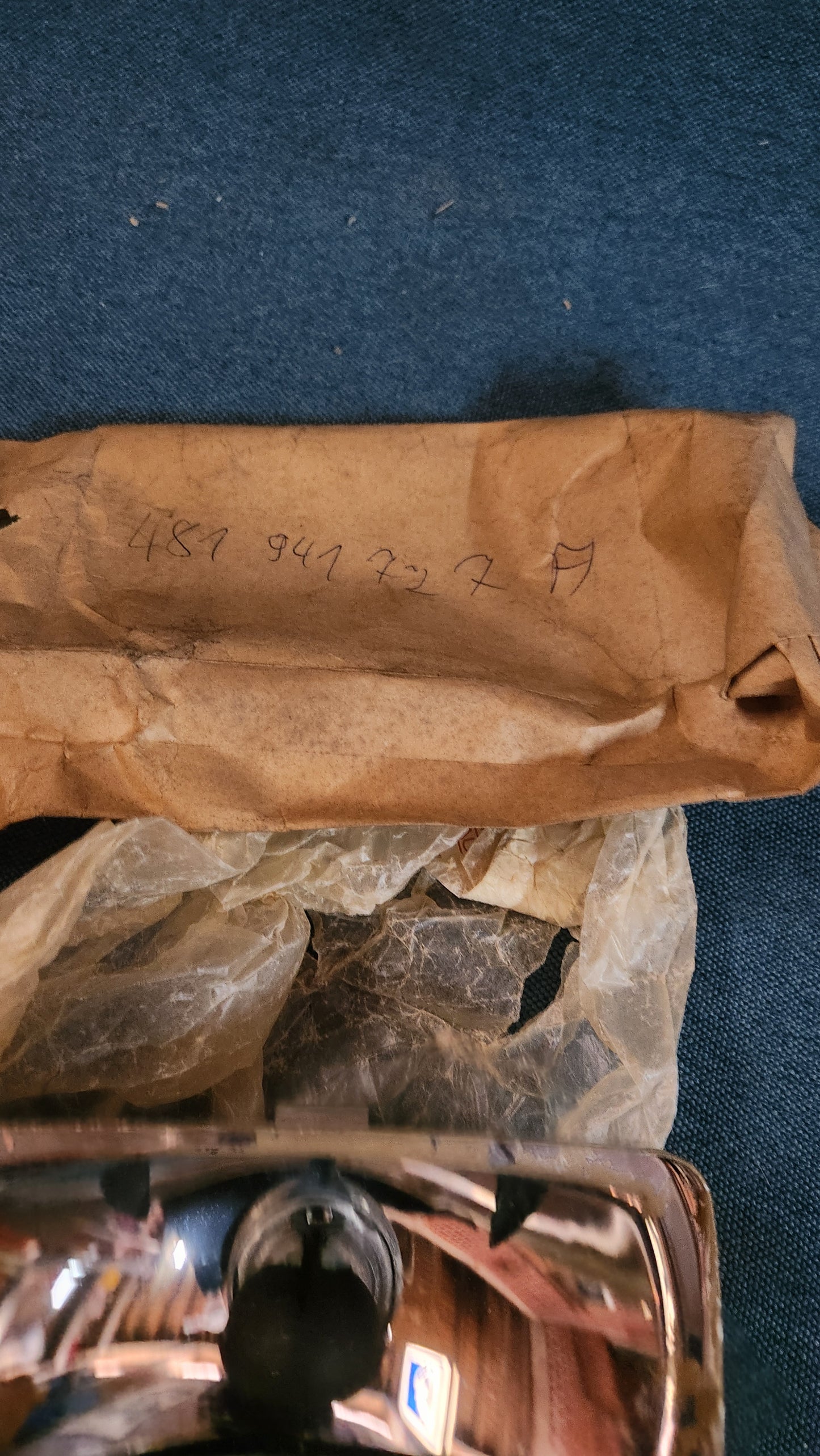 Audi 80 B2 Typ 85 Nebelscheinwerfer 481941727A angelaufen Nos E2