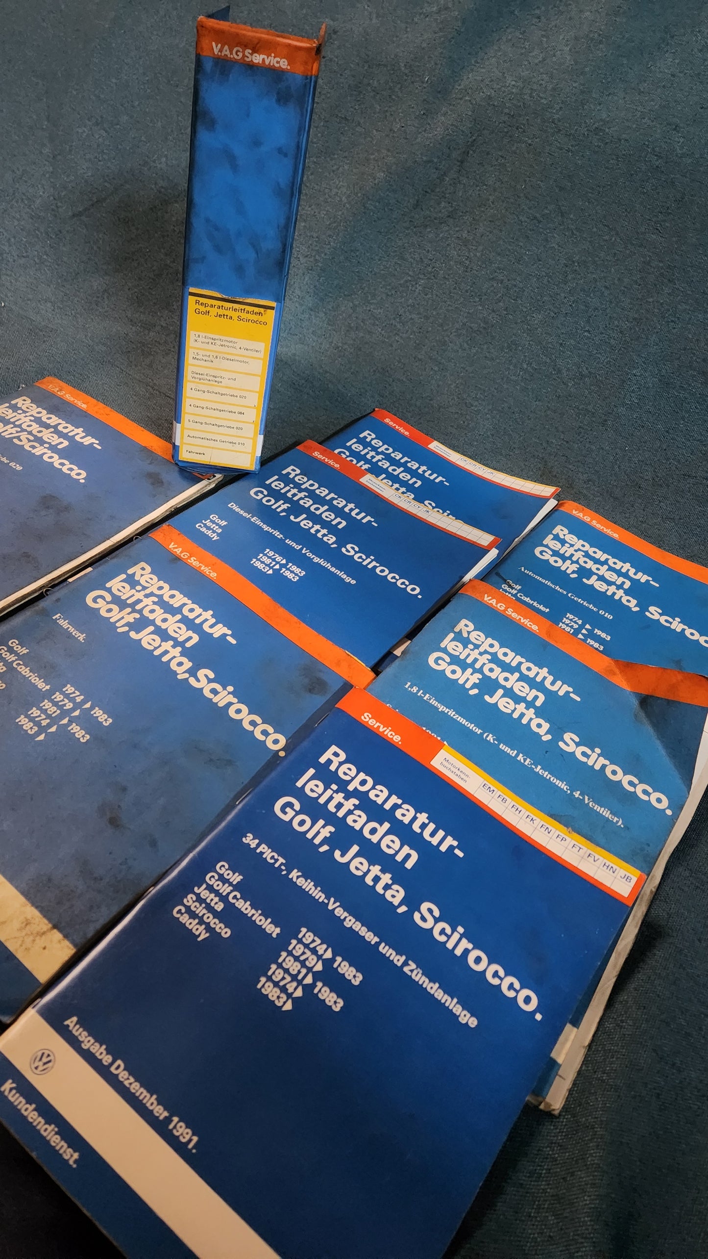 Golf 1 Jetta 1 Scirocco 1/2 Reparaturleitfaden Werkstattbuch