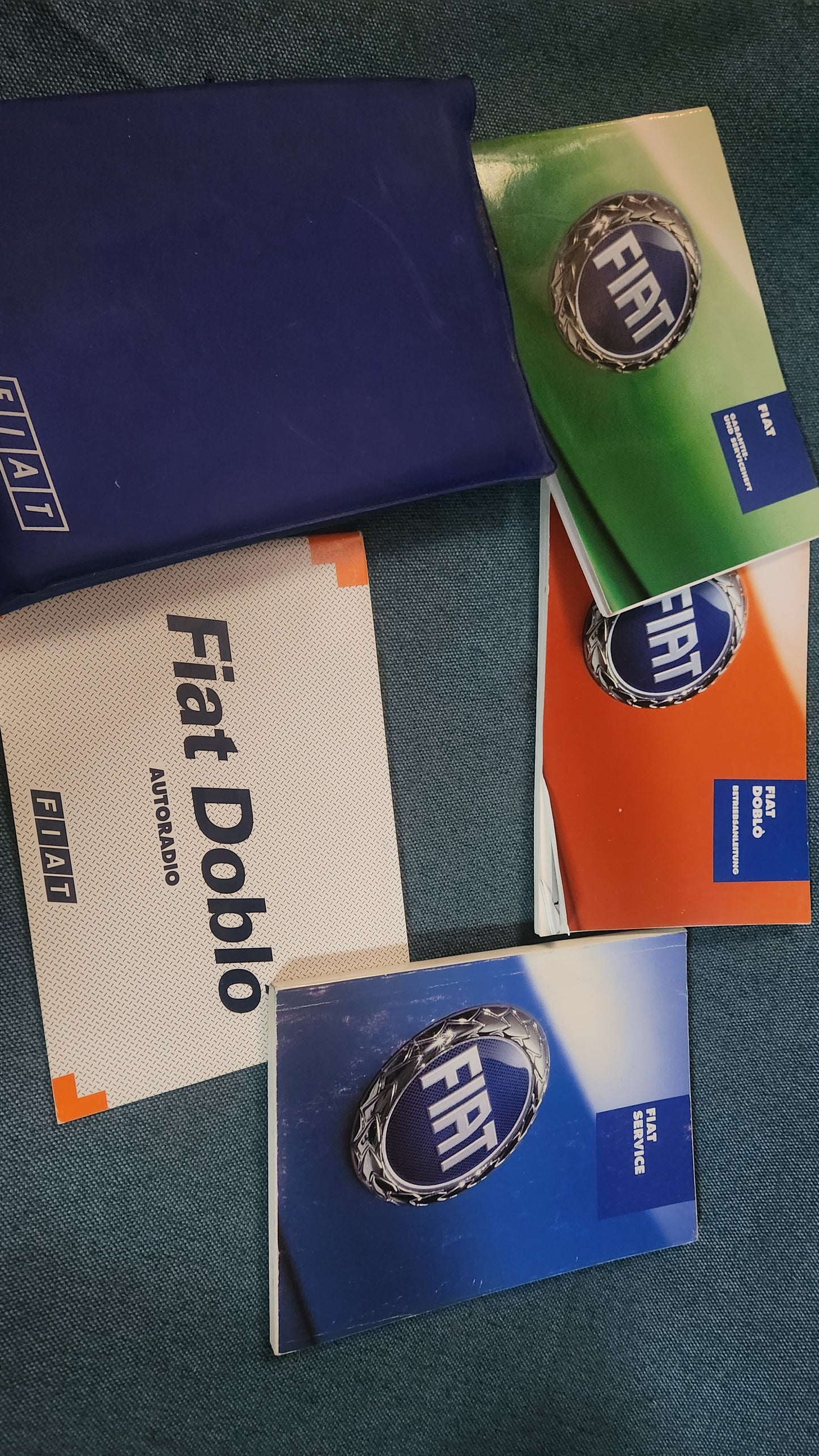 Fiat Doblo Service Book Folder Owner's Manual On-Board Manual Used B3