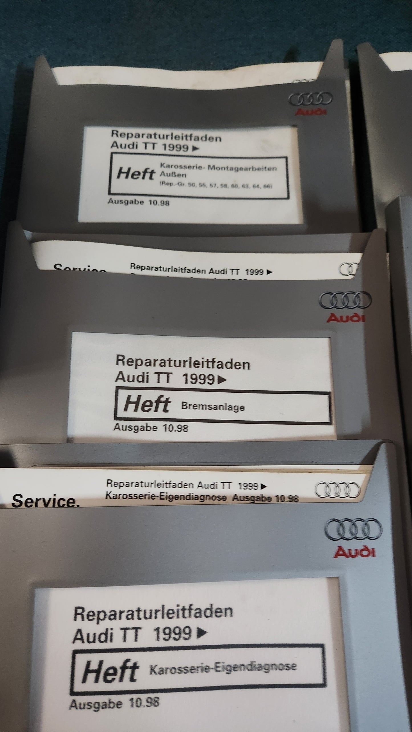 Audi TT 8N Reparaturleitfaden Werkstattbuch