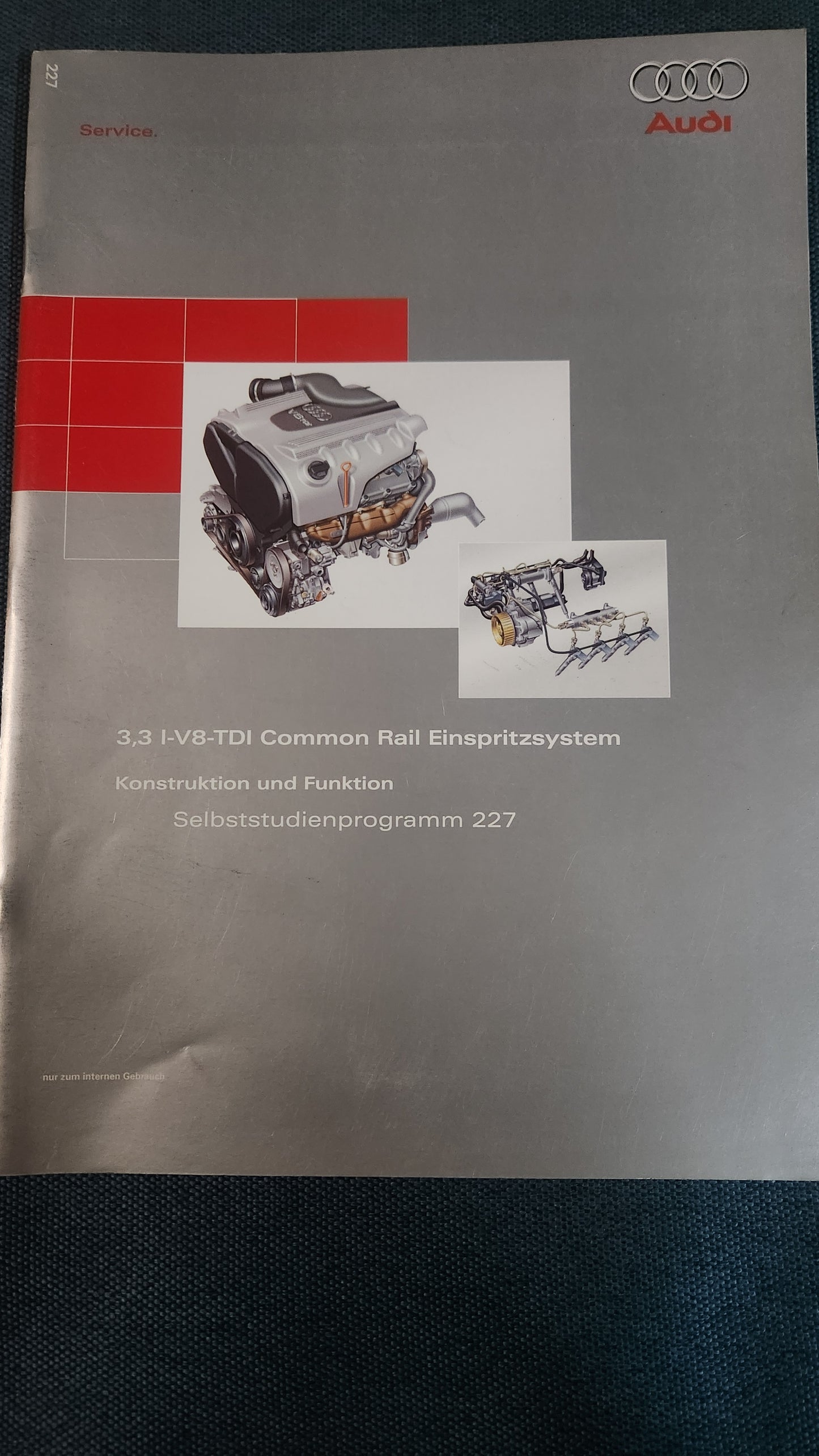 3.3L V8 TDI Common Rail Injection System Self-Study Program No. 227 Repair Manual Workshop Manual