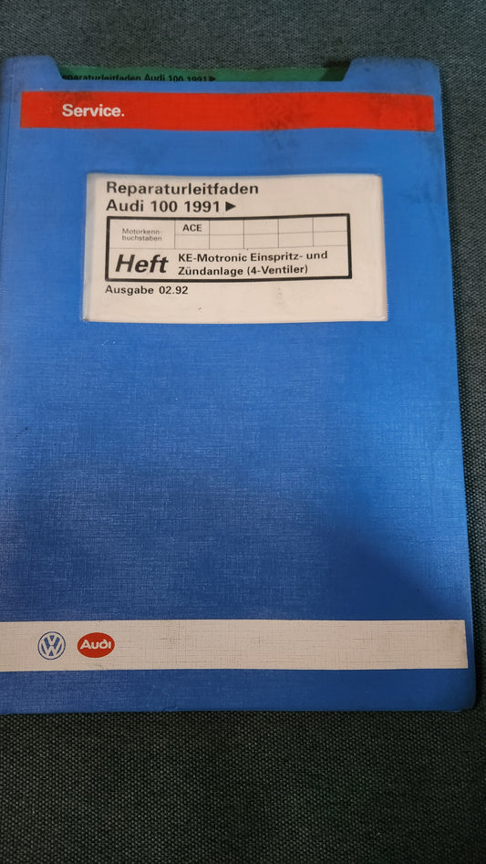 Audi 100 C4 ACE Motor Reparaturleitfaden Werkstattbuch