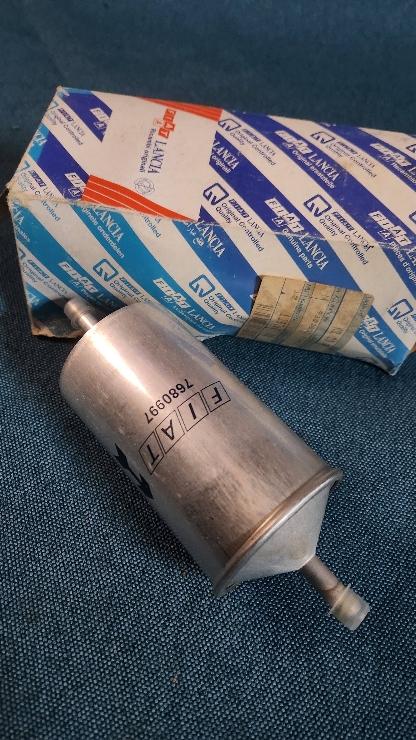 Fiat Panda/Cinquecento Benzinfilter 7680997 Nos D6