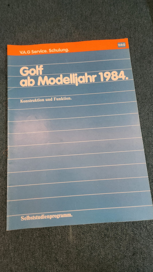 Golf 2 ab Modelljahr 1984  Selbststudienpogramm Nr.59 Werkstattbuch Reparaturleitfaden