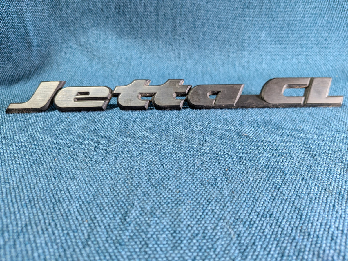 Jetta 2 CL Emblem Schriftzug Logo 165853687J Gebraucht B10