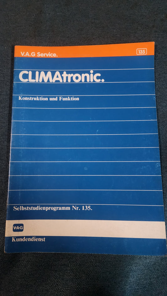 Climatronic Selbststudienprogramm Nr. 135 Reparaturleitfaden Werkstattbuch