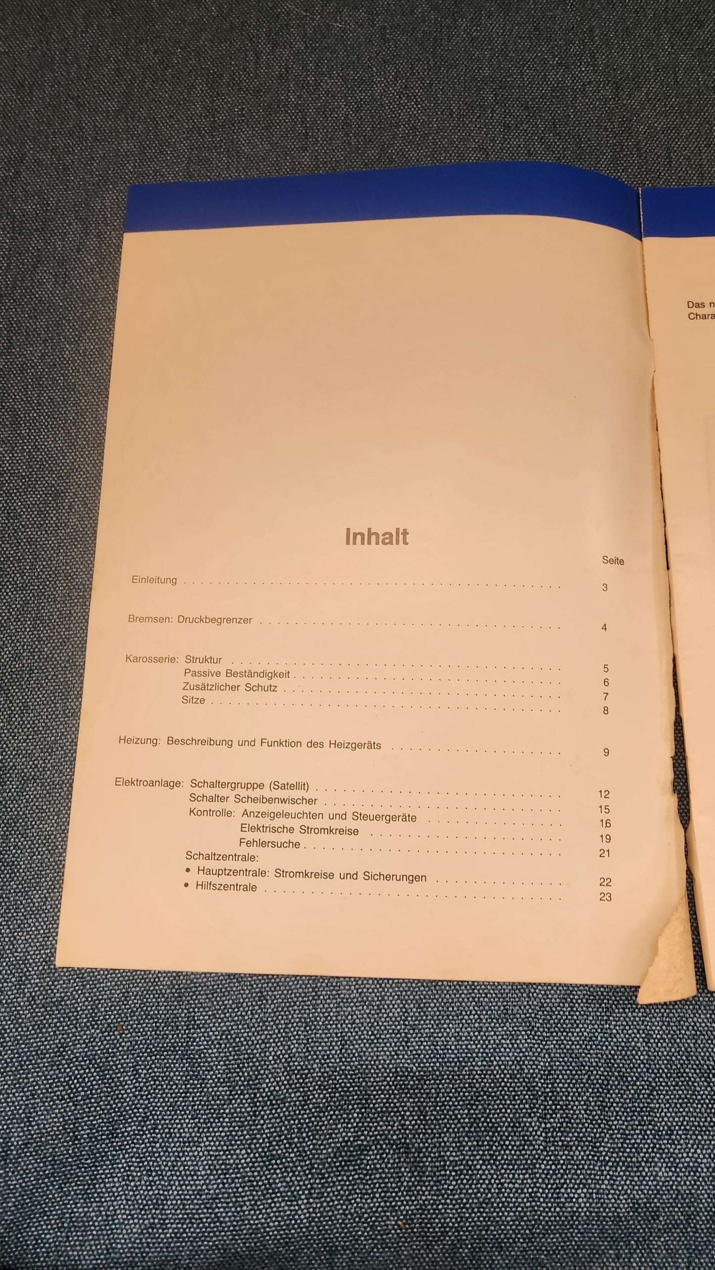 Repair manual, workshop manual
