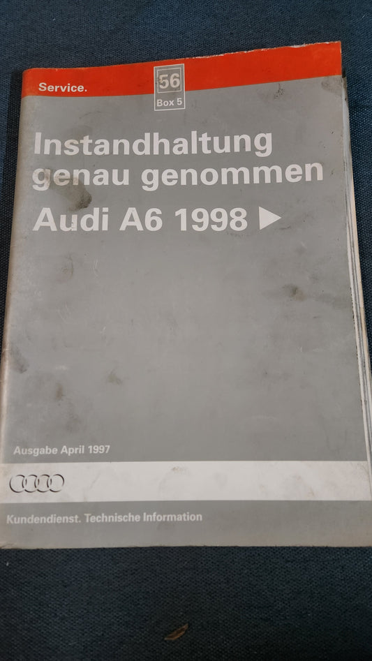 Audi A6 C5 Instandhaltung genau genommen Reparaturleitfaden Werkstattbuch