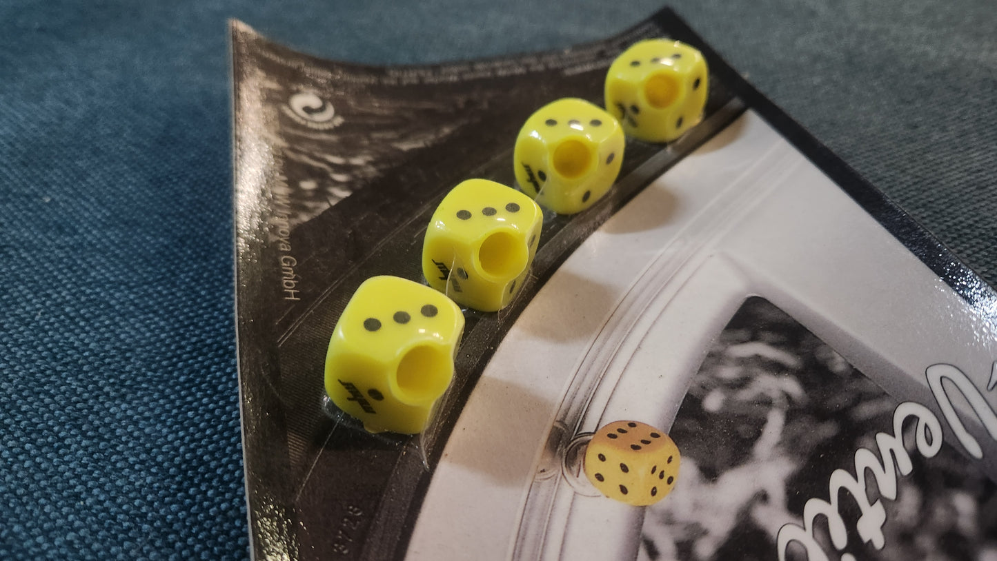 MHW Ventilkappen Würfel Gelb Nos Universal