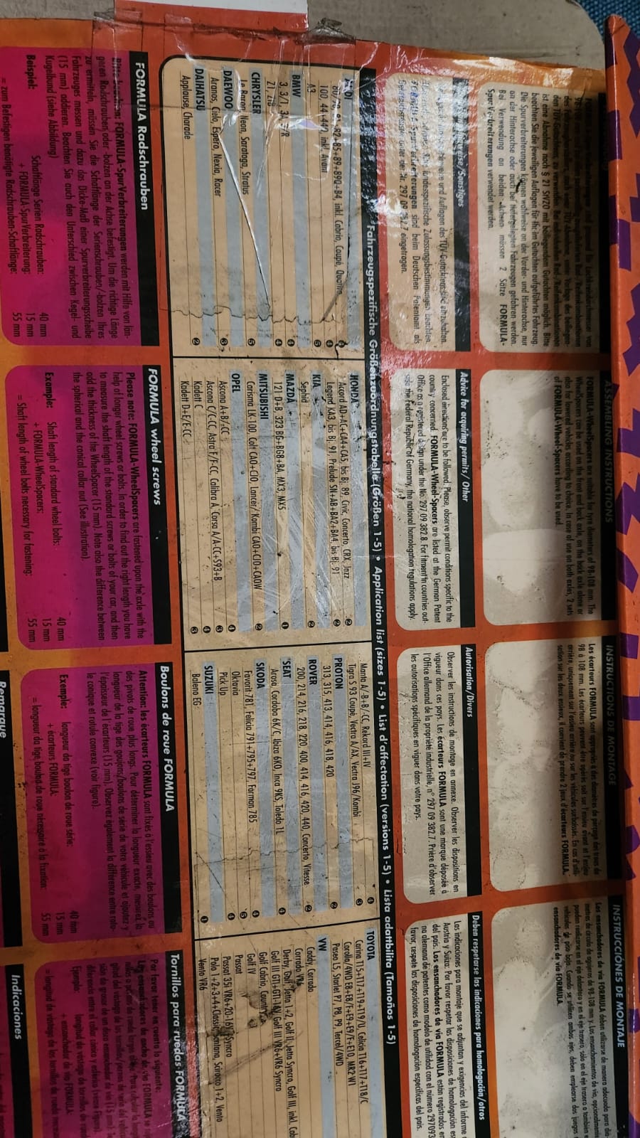 Folia Tec Aluminum Wheel Spacers, Red, 56mm Widening, Honda Civic, Kia Rover, Mitsubishi Tuning 41111 A1