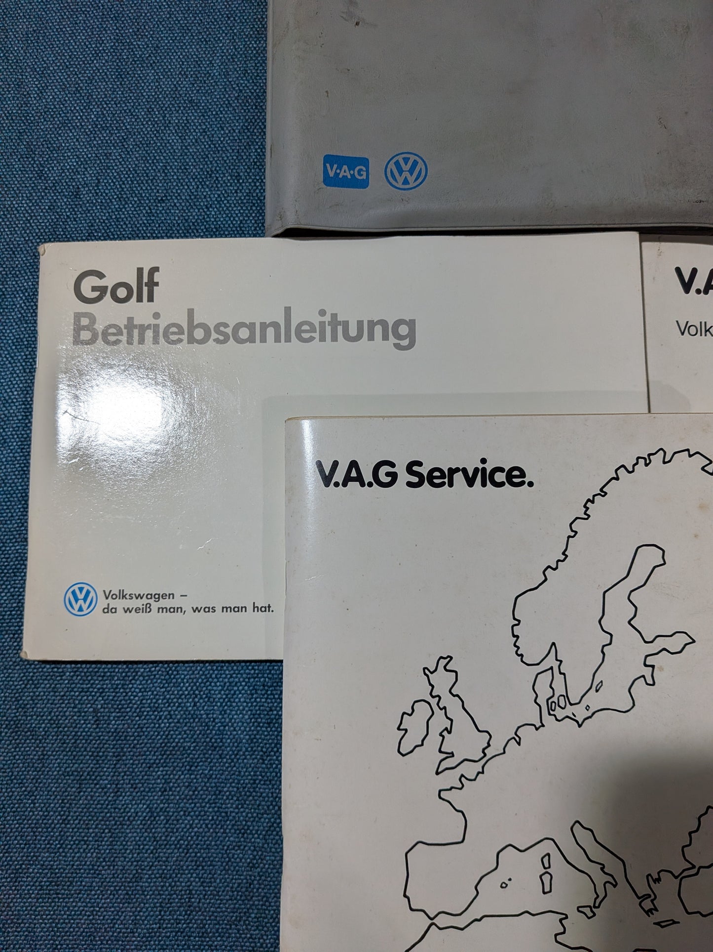Golf 2 Owner's Manual, Operating Instructions, Service Booklet, Car Wallet