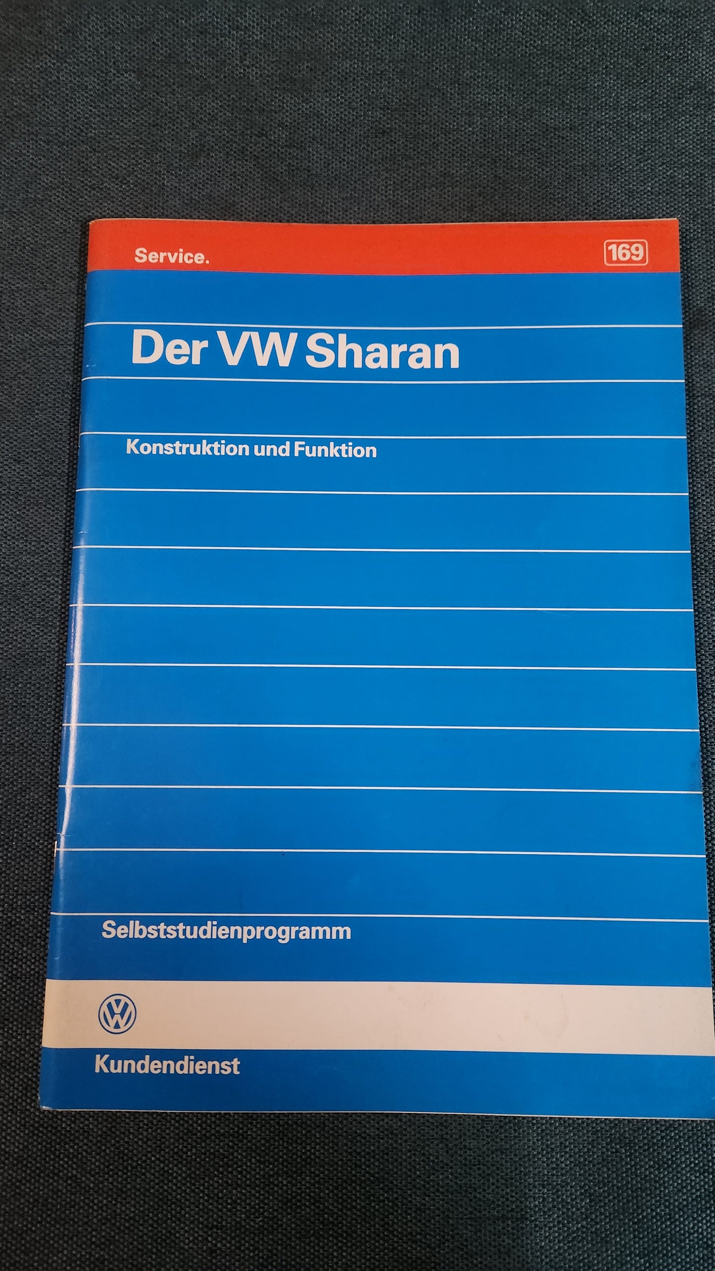 VW Sharan Self-Study Program No. 169 Repair Manual Workshop Manual